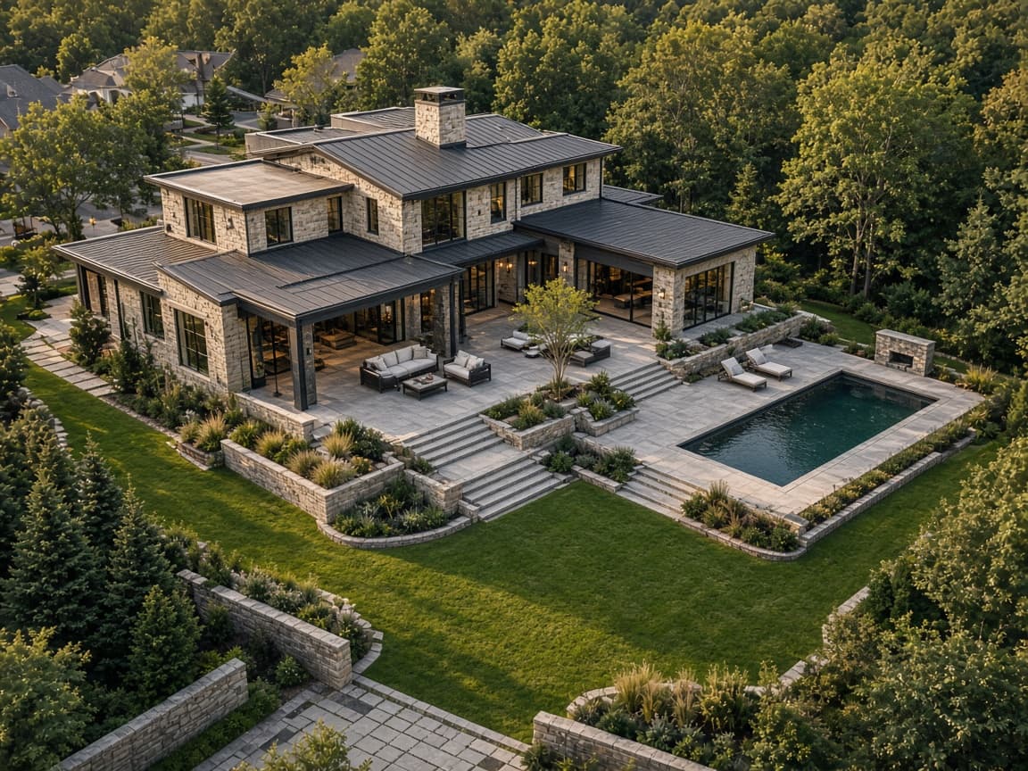 Aerial listing still